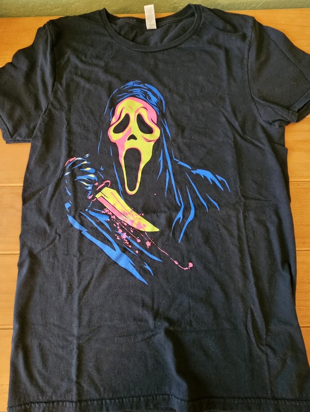 Ghostface from the Scream Horror Movie T Shirt Size Medium